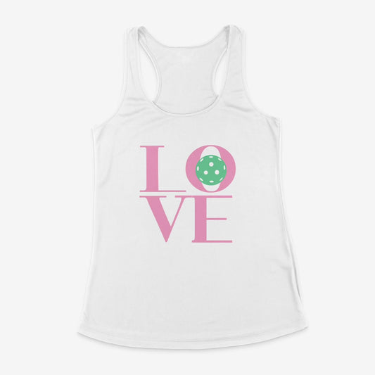 LOVE Stack Performance Tank Pink/Green