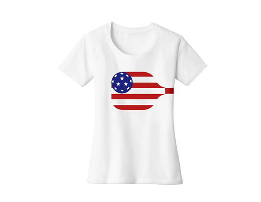 Patriotic Pickleball Women's Performance Tee