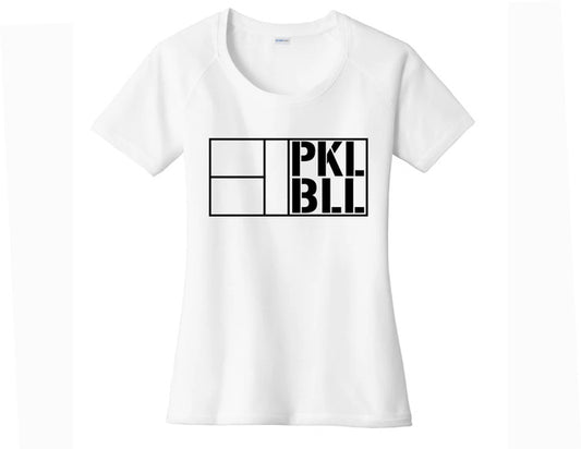 Women's PKL Tee - White/Black