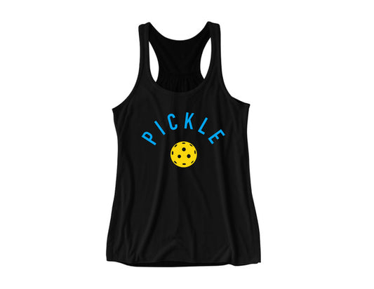 Pickle Ball Performance Tank Black